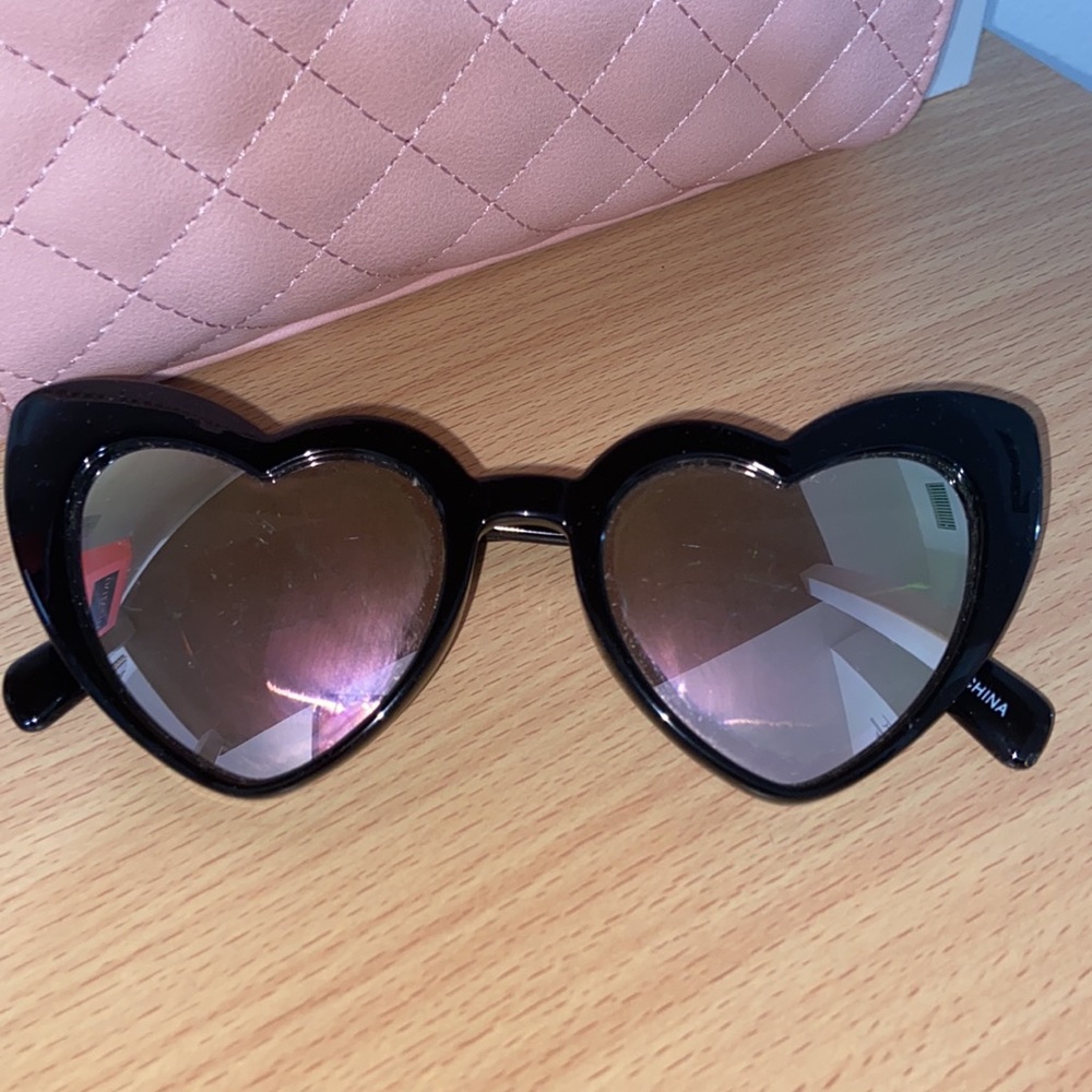 Heart shaped sunglasses